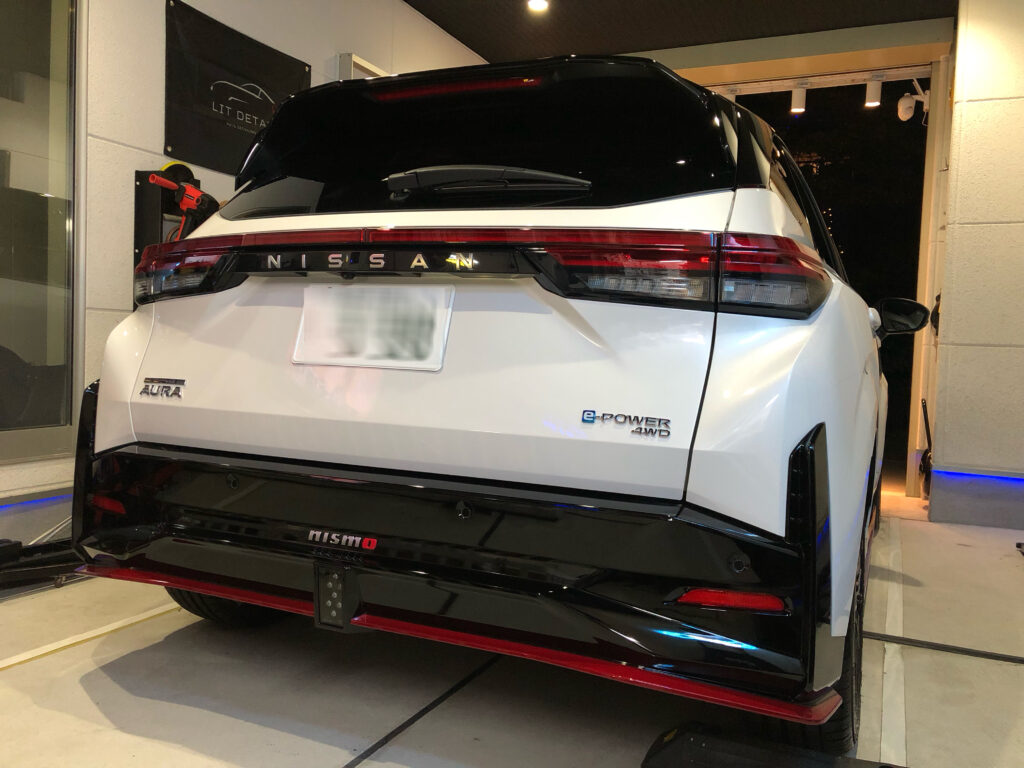 日産 オーラNISMO 後ろ姿｜大阪・門真 LIT DETAIL