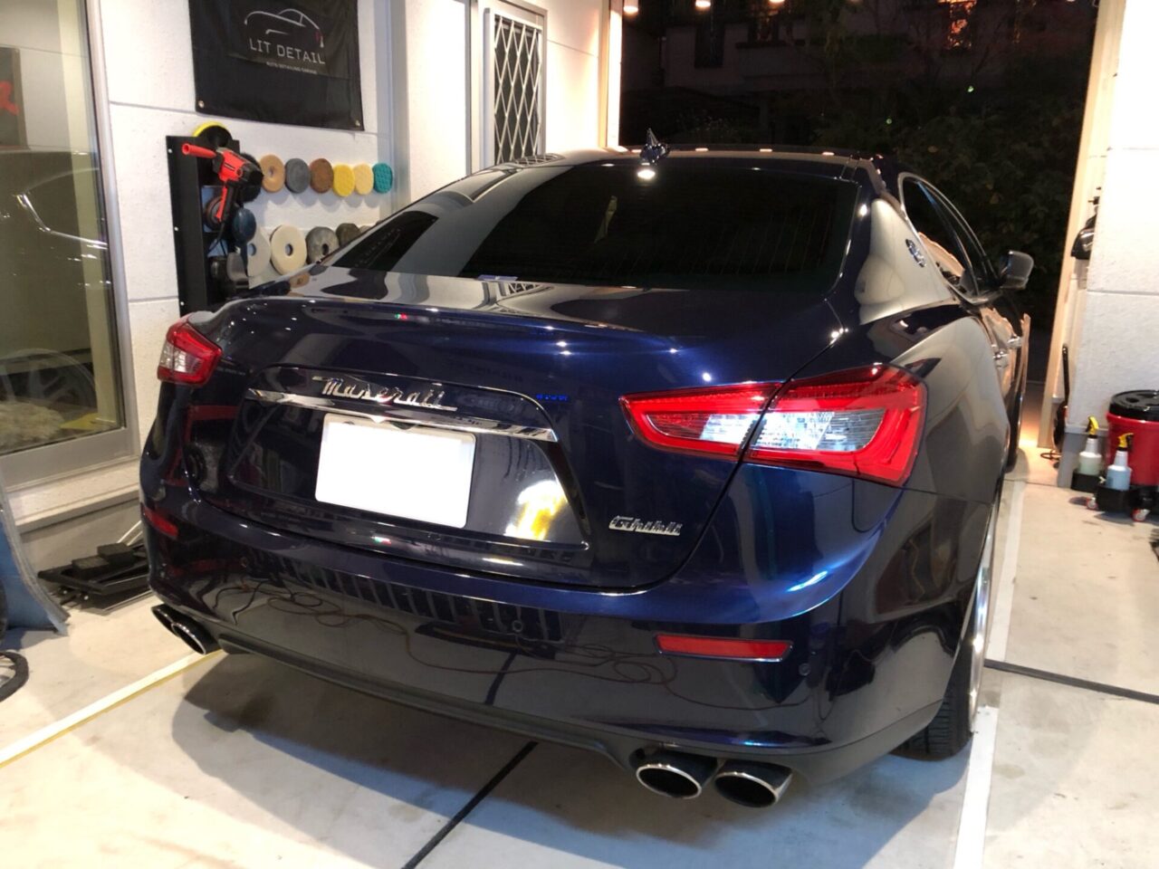 Maserati Ghibli （マセラティギブリ）カーフィルム施工｜阿倍野から