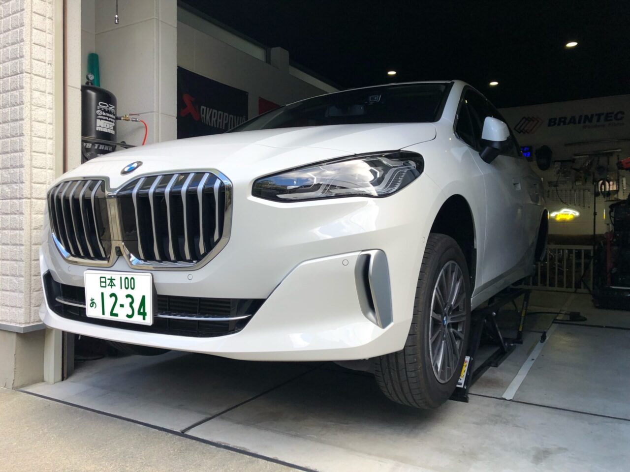 BMW 218 ホイールリペア ガリ傷修理｜交野市より