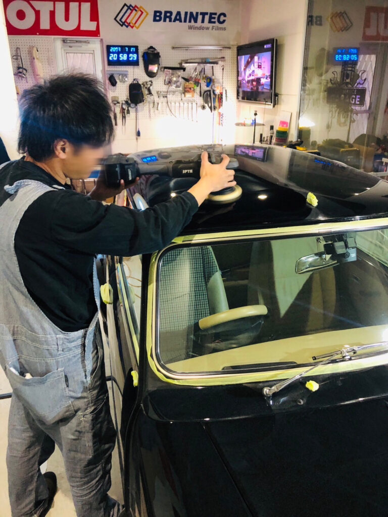 ローバー ラストミニ 汚れや傷を除去するボディ研磨｜大阪・門真 LIT DETAIL