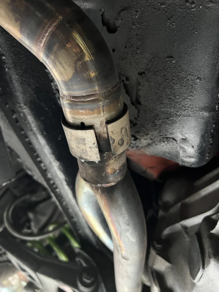 いすゞ ベレット 旧車 マフラー修理＋ワンオフ製作事例