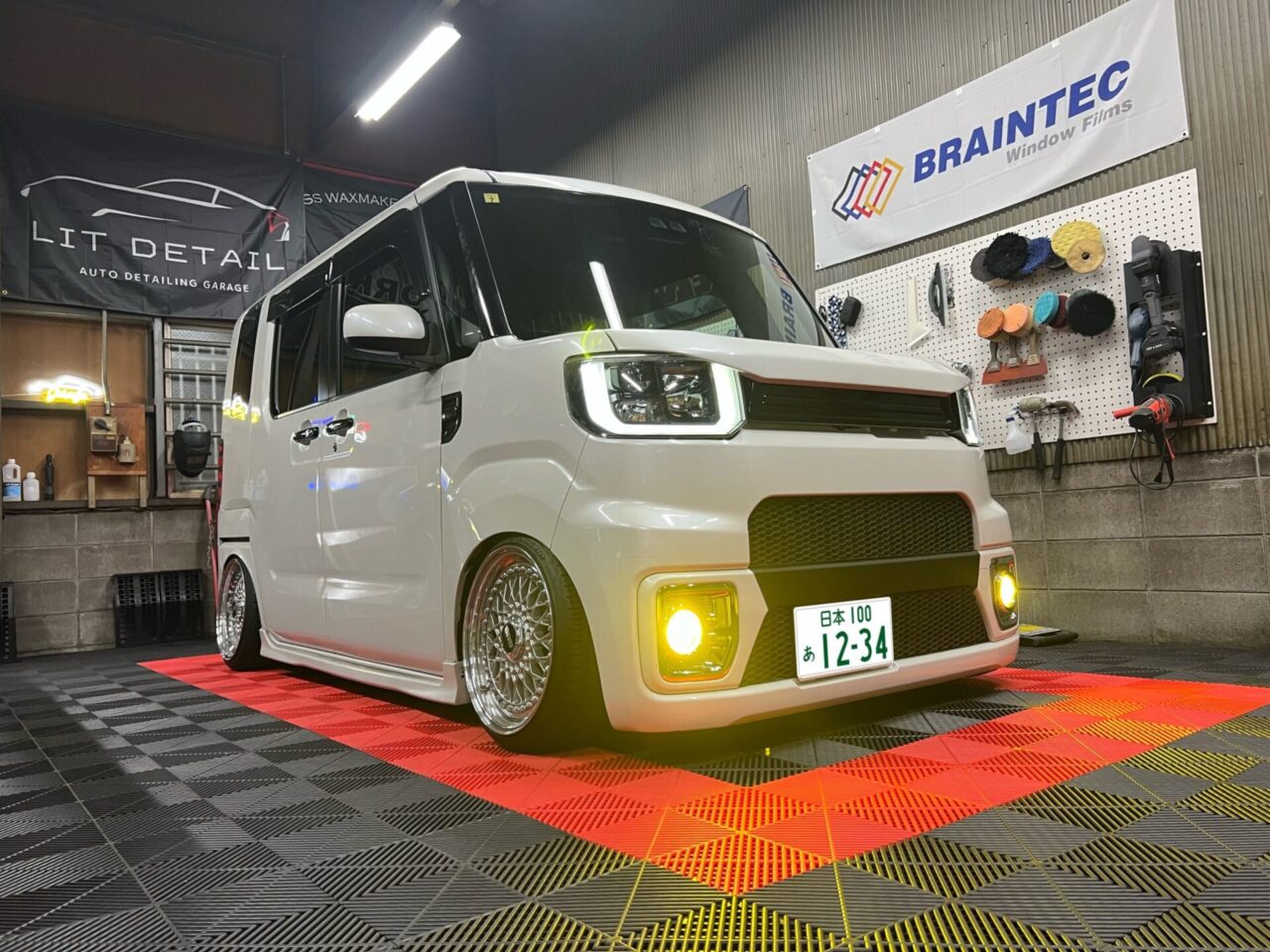 ダイハツ ウェイク ワンオフマフラー製作