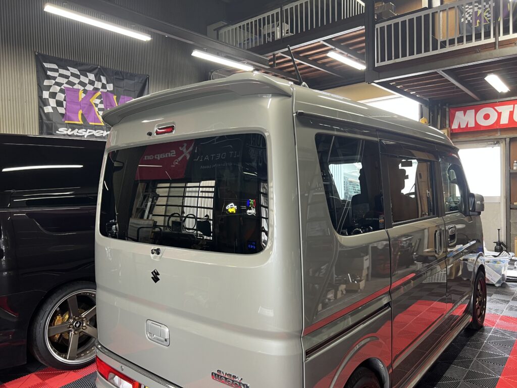 スズキ エブリイワゴン カーフィルム施工前｜大阪・門真 LIT DETAIL