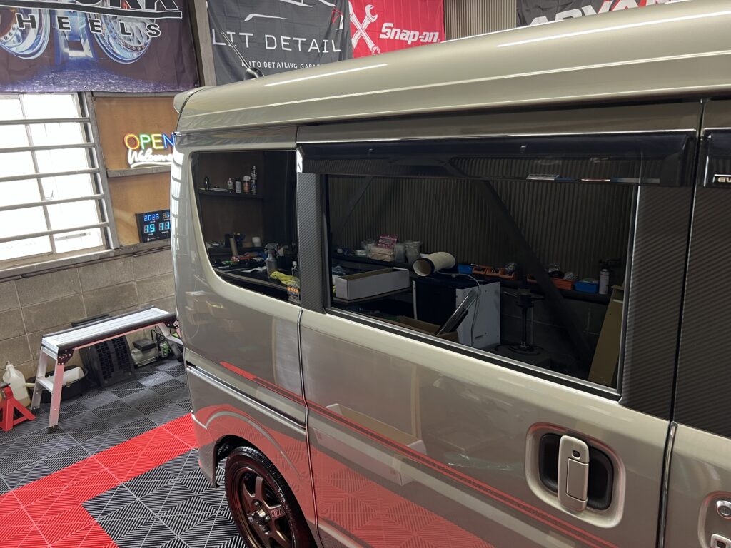 RAYSホイールを履いたスズキ エブリイワゴン｜大阪・門真 LIT DETAIL