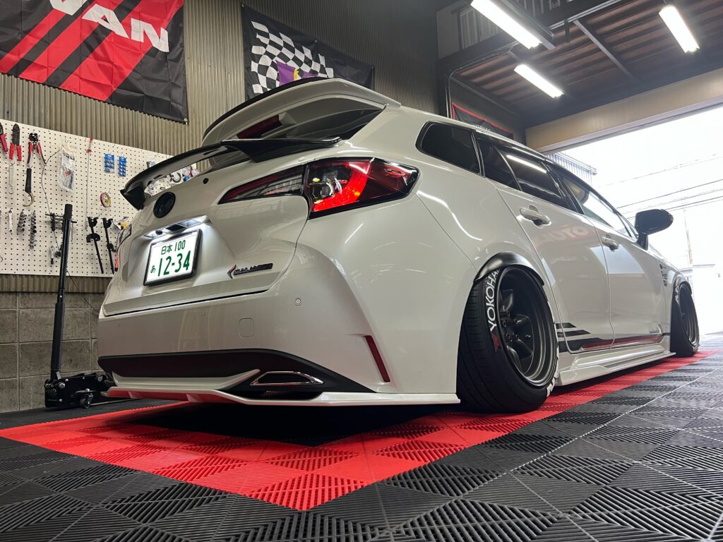 トヨタ カローラツーリング KUHL Racing マフラー製作前|大阪・門真 LIT DETAIL