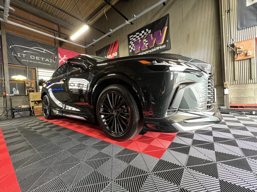 新車 レクサス RX350h ガラスコーティング＋ホイールコーティング施工後｜大阪・門真 LIT DETAIL