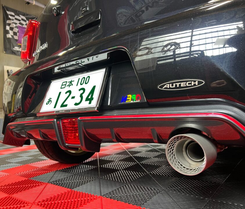 日産 マーチNISMO マフラー加工