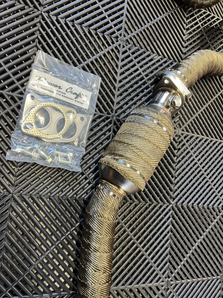 GR86 メタル触媒とオイルパン付近のバンテージ巻き｜大阪・門真 LIT DETAIL