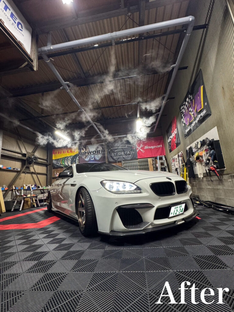 カーボン調ラッピングで仕上げたBMW 6シリーズ グランクーペ｜大阪・門真 LIT DETAIL