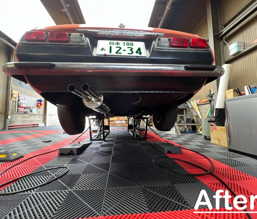 いすゞ ベレット 旧車マフラー修理