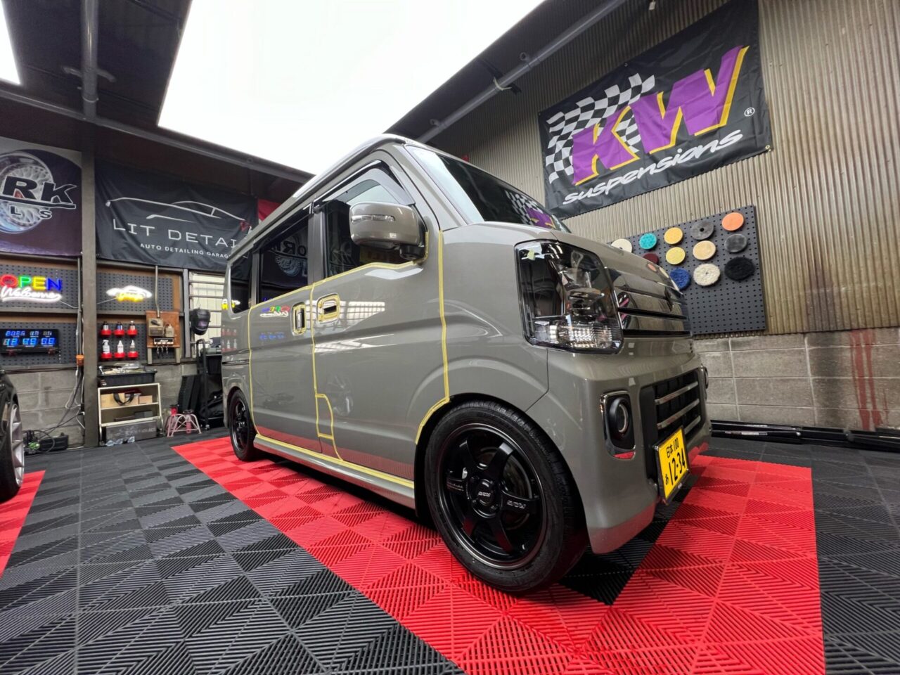 スズキ　エブリーワゴン　ガラスコーティング　GRANDE　V1