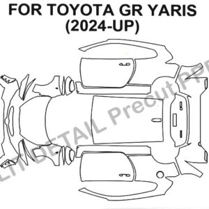 【車種別 カット済み PPF】トヨタ GRヤリス 2024〜 フルボディTPUプロテクションセット