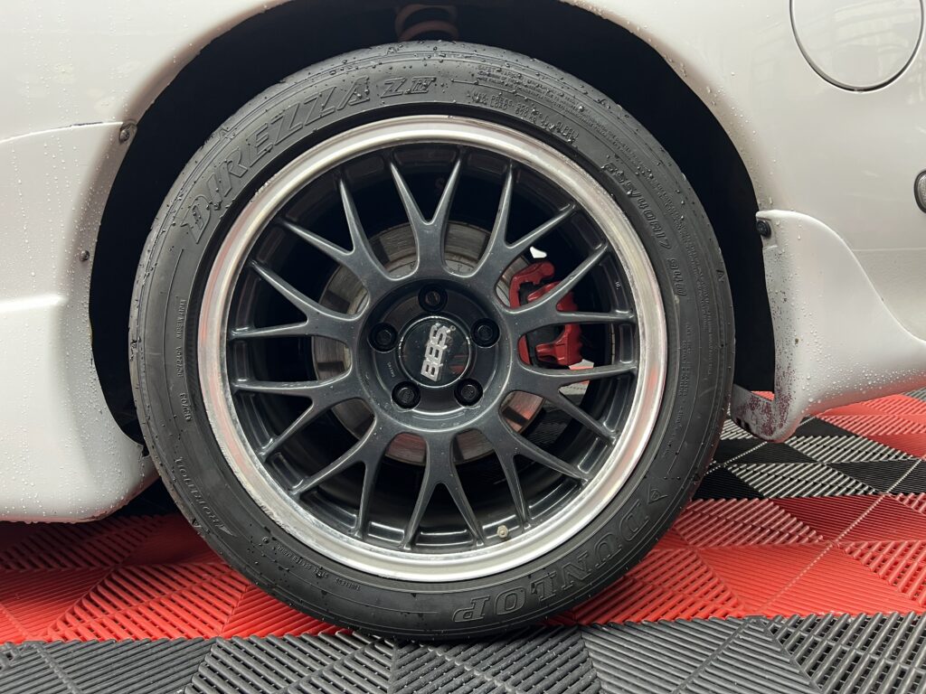 RX-7 FD3S ホイール メッシュ部のリフレッシュ塗装前|大阪・門真 LIT DETAIL