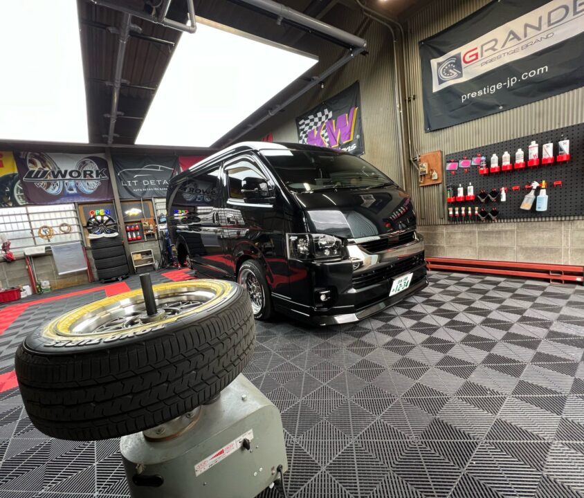 IMG_2725 大阪・門真|ホイールリペア専門店LIT DETAIL ハイエース ワーク シーカー ガリ傷修理(門真から)