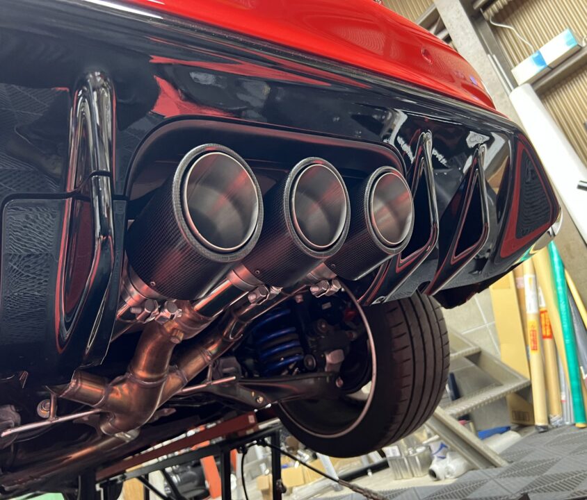 ホンダ シビックタイプR ワンオフマフラー製作｜大阪 LIT DETAIL